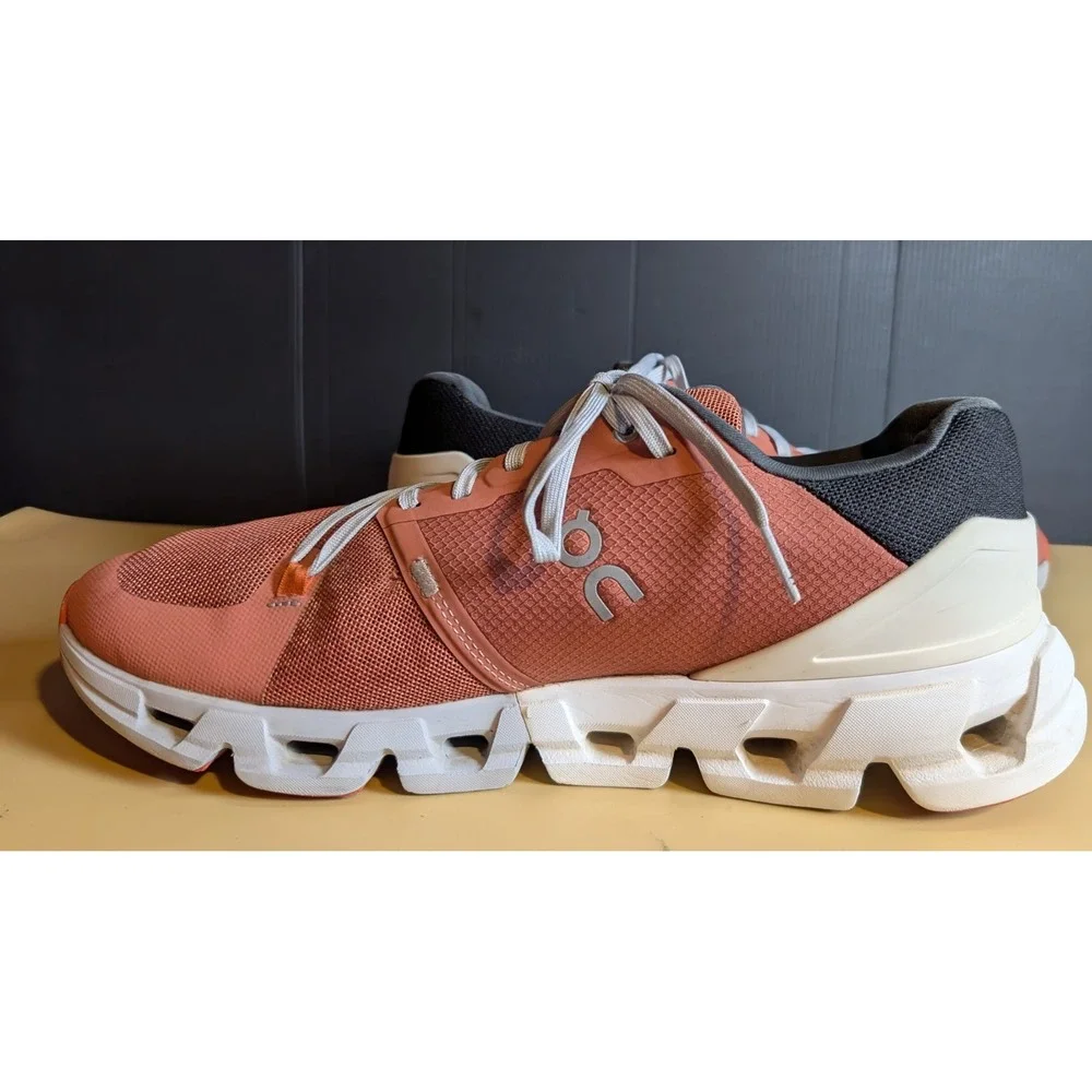 On Running Men's Cloudmonster Running Shoes Coral Size 11 Good